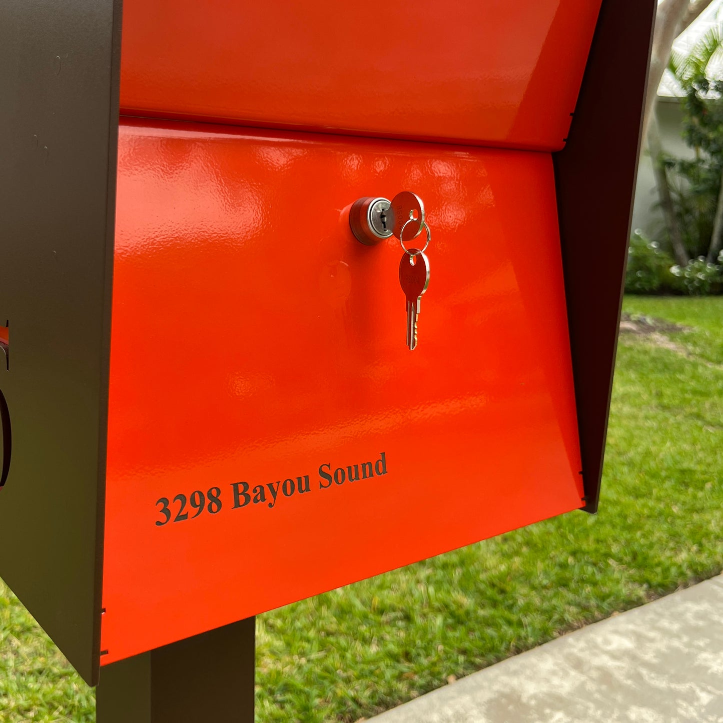 NEW! The UpTown Box Locking Package Dropbox in COCONUT - Modern Mailbox