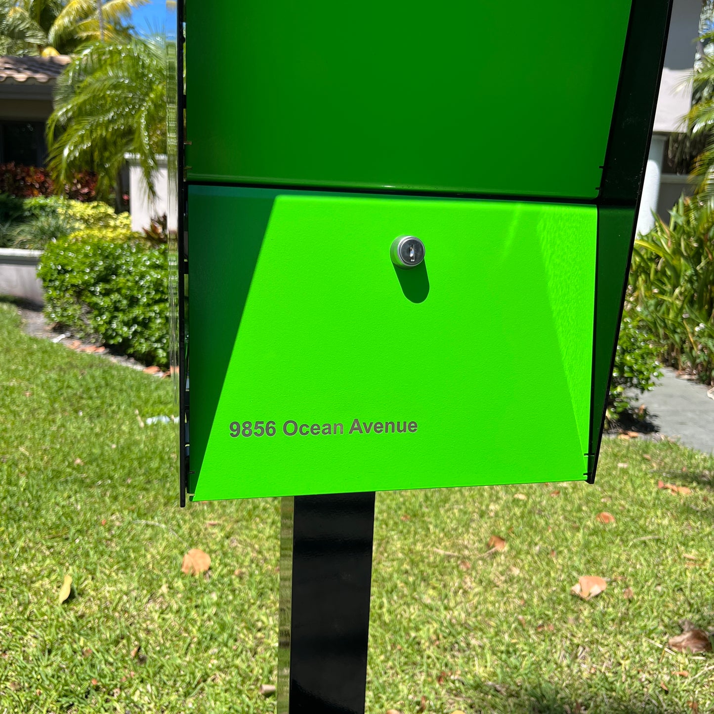 NEW! The UpTown Box Locking Package Dropbox in COCONUT - Modern Mailbox