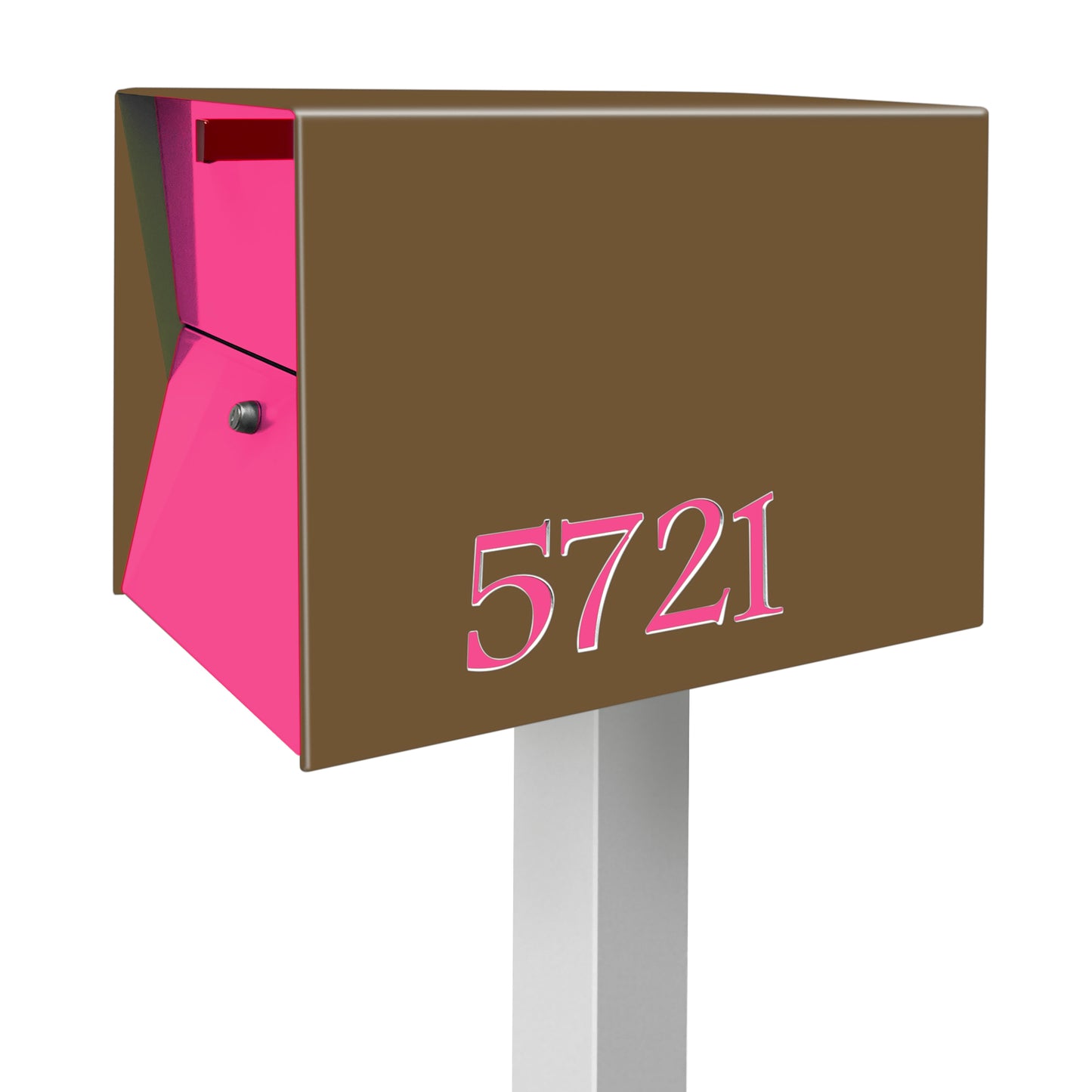 NEW! The UpTown Box Locking Package Dropbox in COCONUT - Modern Mailbox