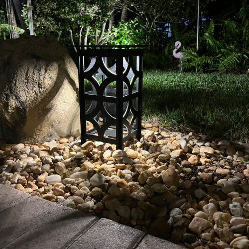 RadiantLight Diamond Breeze Block Landscape Light - Garden Light