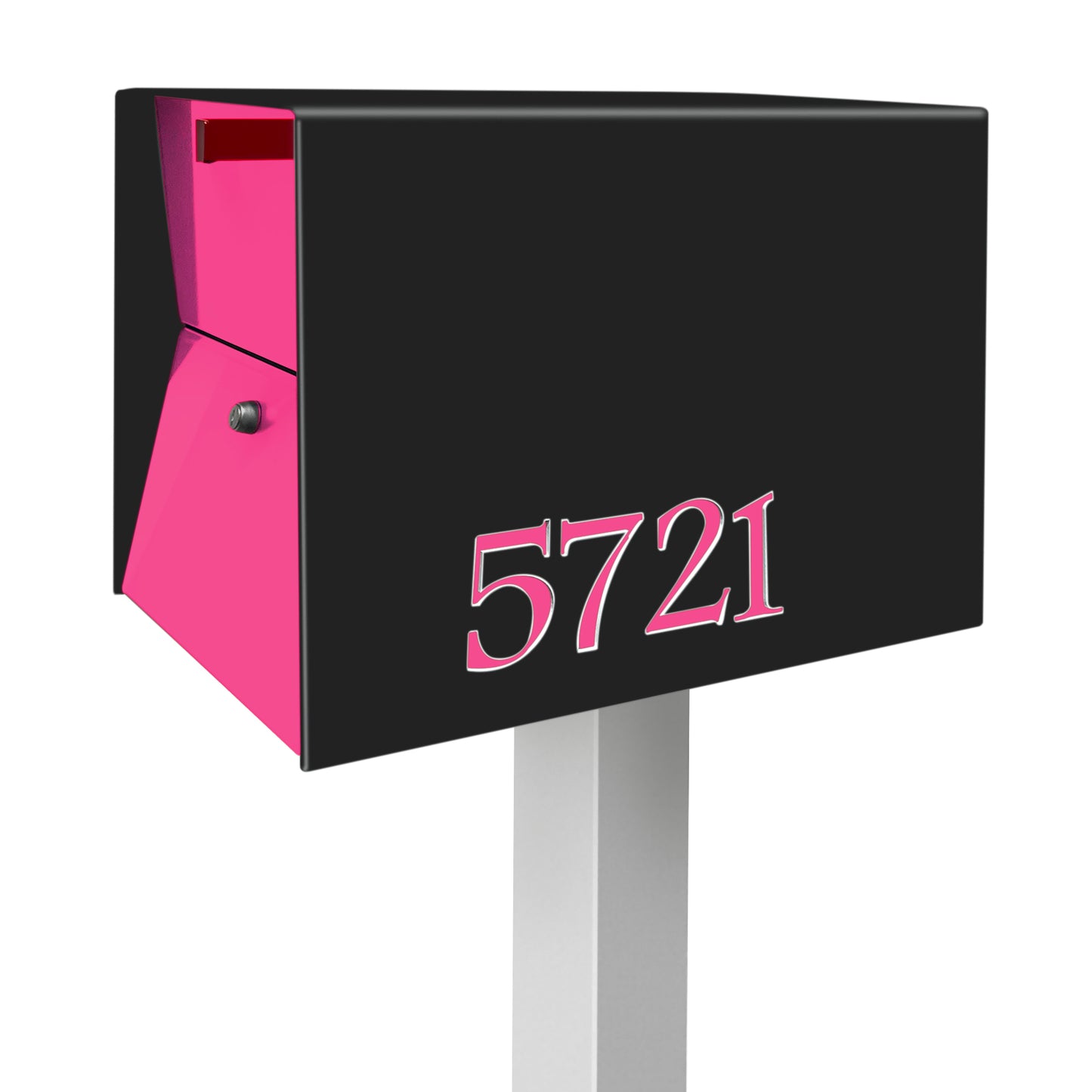 NEW! The UpTown Box Locking Package Dropbox in JET BLACK - Modern Mailbox