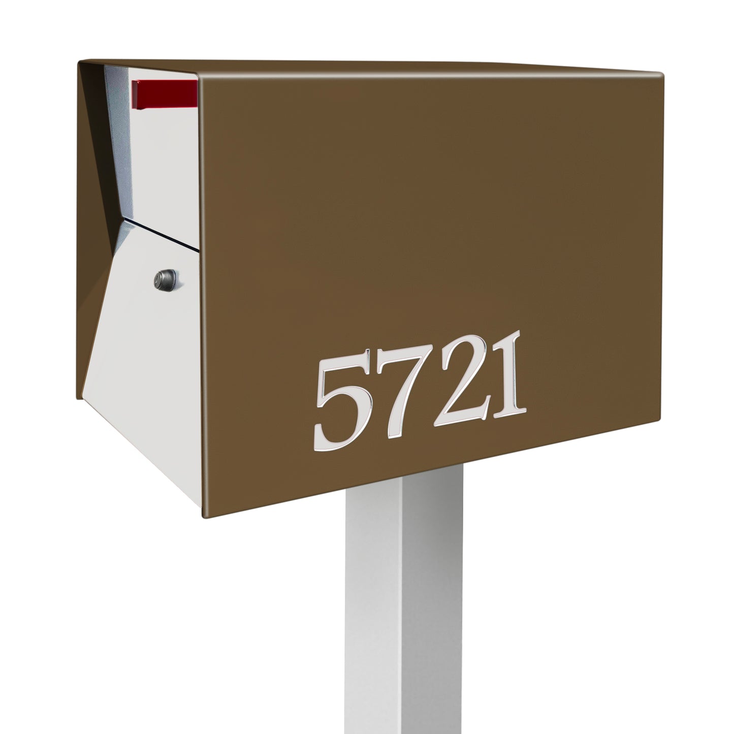 NEW! The UpTown Box Locking Package Dropbox in COCONUT - Modern Mailbox