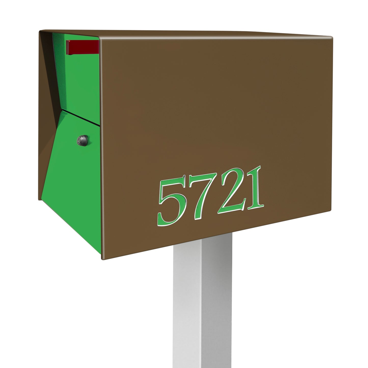 NEW! The UpTown Box Locking Package Dropbox in COCONUT - Modern Mailbox
