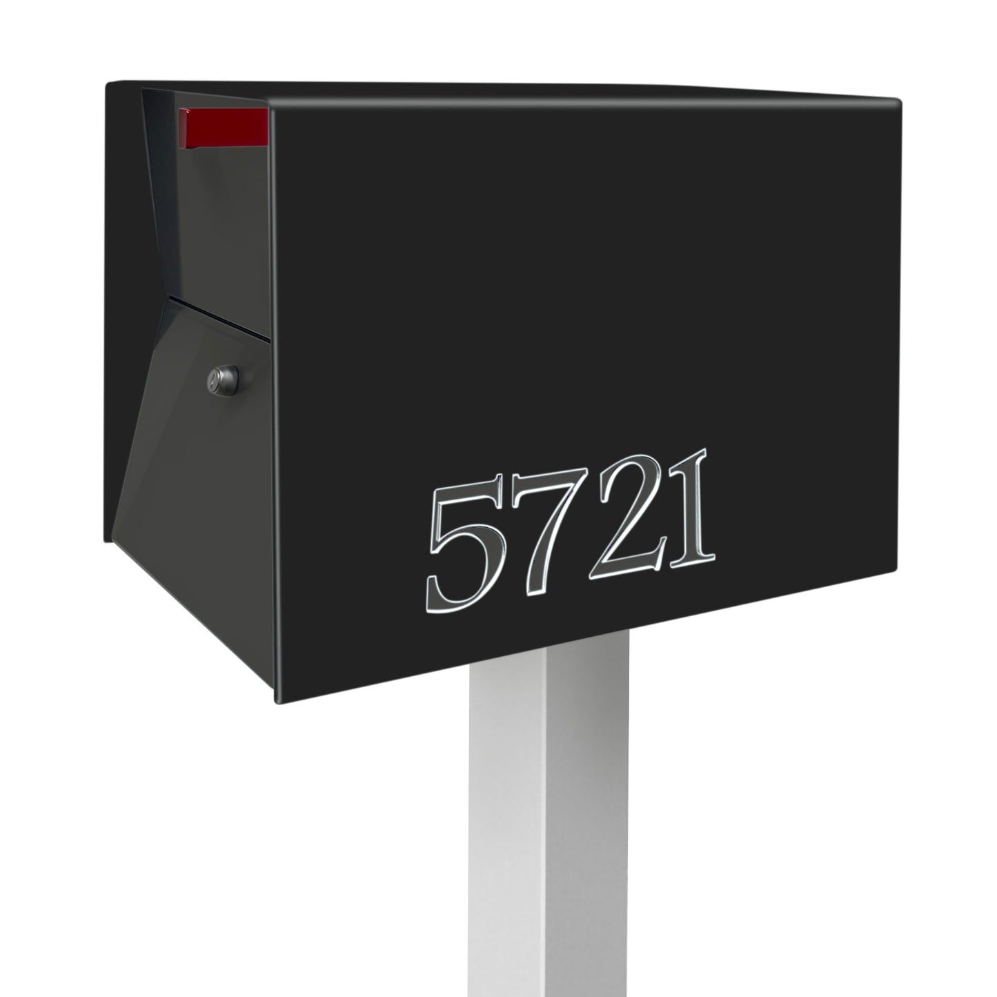 NEW! The UpTown Box Locking Package Dropbox in JET BLACK - Modern Mailbox