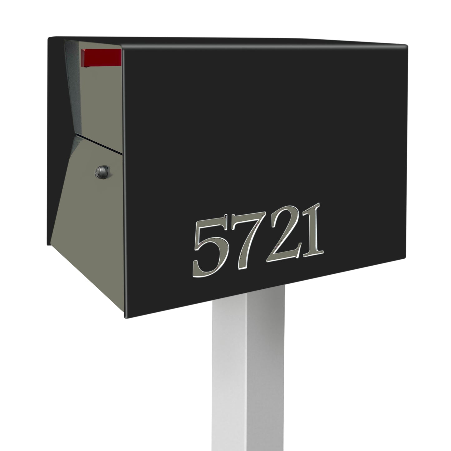 NEW! The UpTown Box Locking Package Dropbox in JET BLACK - Modern Mailbox