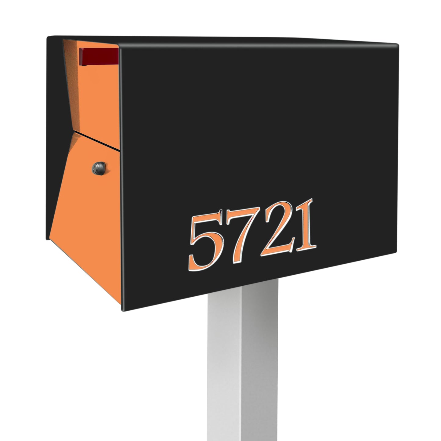 NEW! The UpTown Box Locking Package Dropbox in JET BLACK - Modern Mailbox