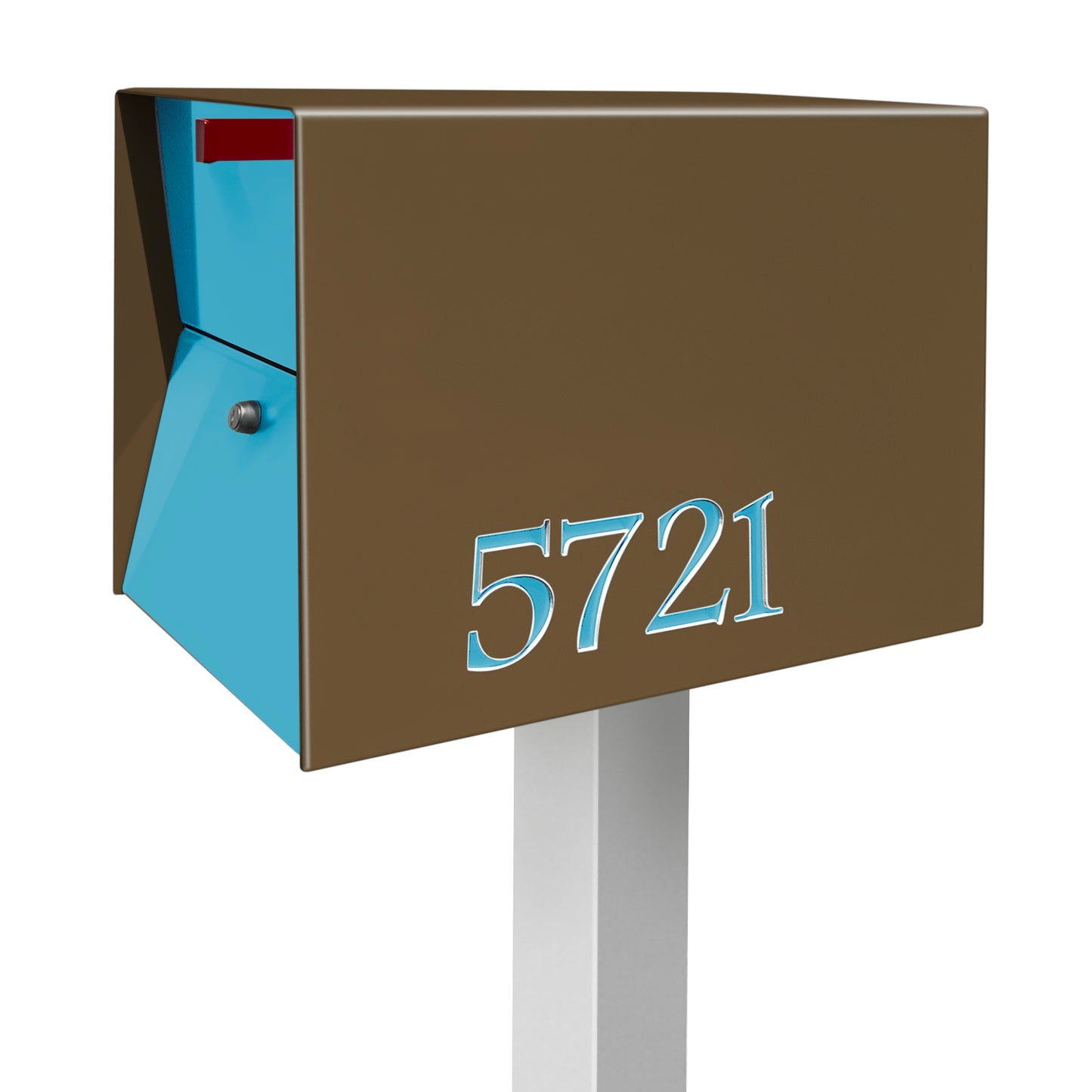 NEW! The UpTown Box Locking Package Dropbox in COCONUT - Modern Mailbox