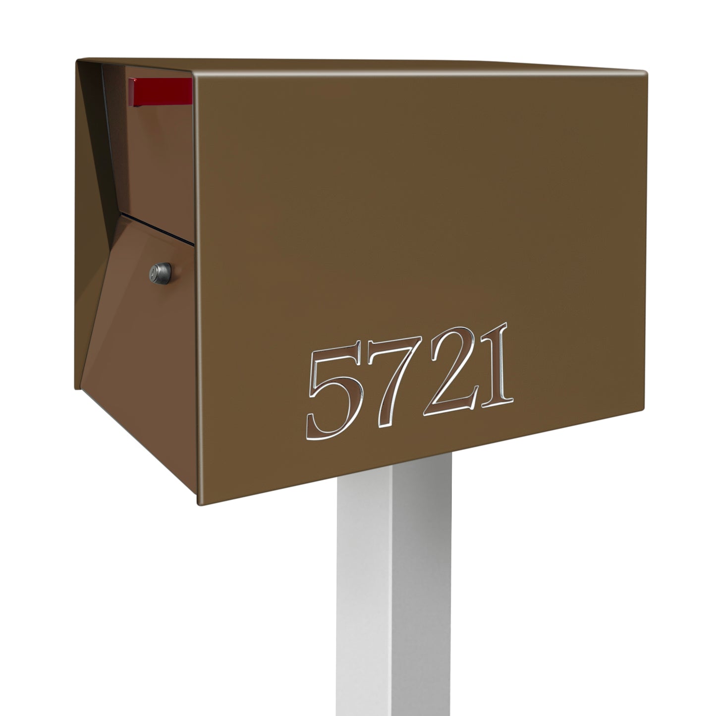 NEW! The UpTown Box Locking Package Dropbox in COCONUT - Modern Mailbox