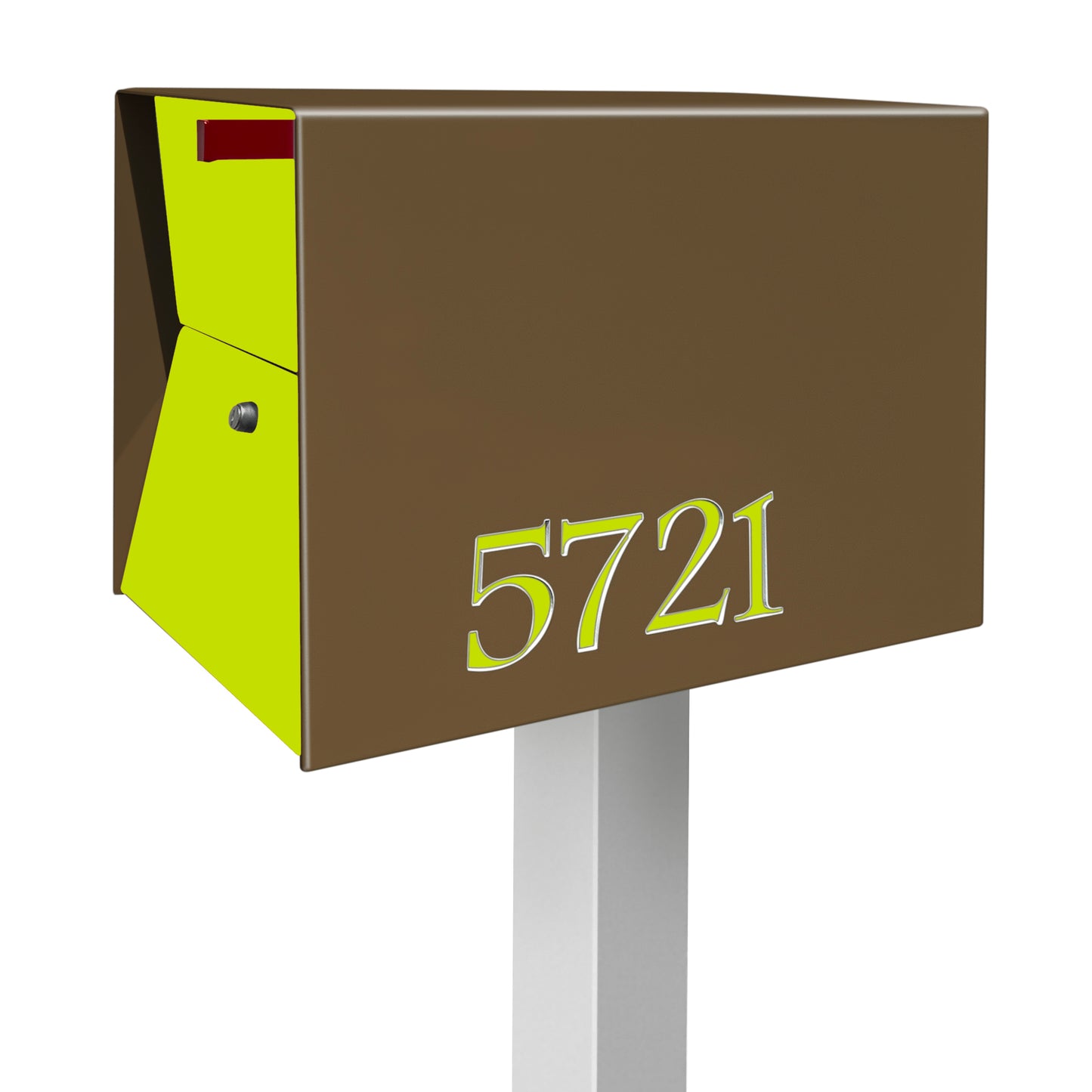 NEW! The UpTown Box Locking Package Dropbox in COCONUT - Modern Mailbox