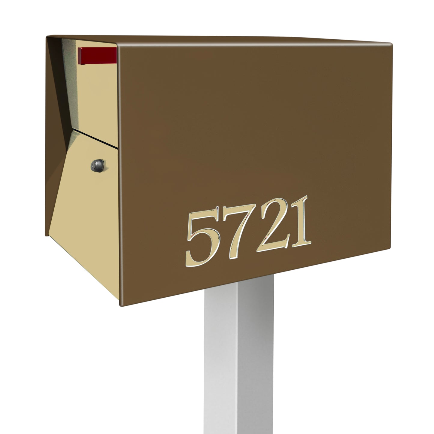 NEW! The UpTown Box Locking Package Dropbox in COCONUT - Modern Mailbox