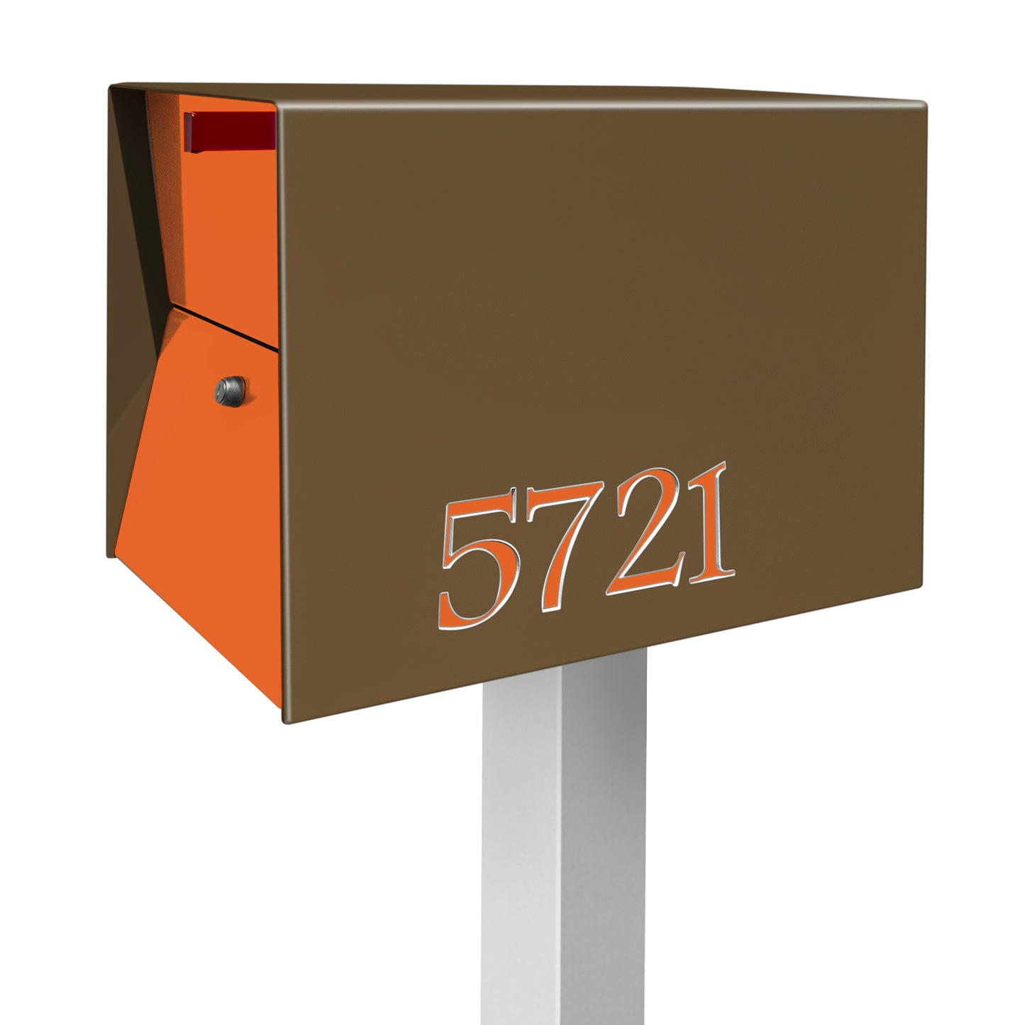 NEW! The UpTown Box Locking Package Dropbox in COCONUT - Modern Mailbox