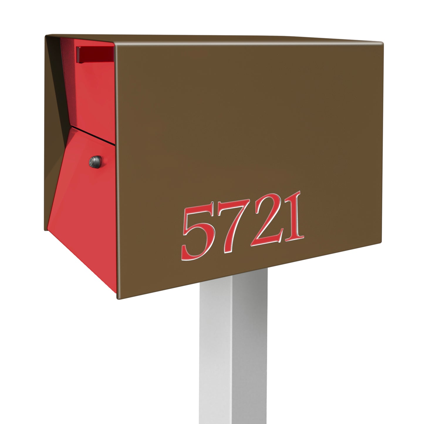 NEW! The UpTown Box Locking Package Dropbox in COCONUT - Modern Mailbox