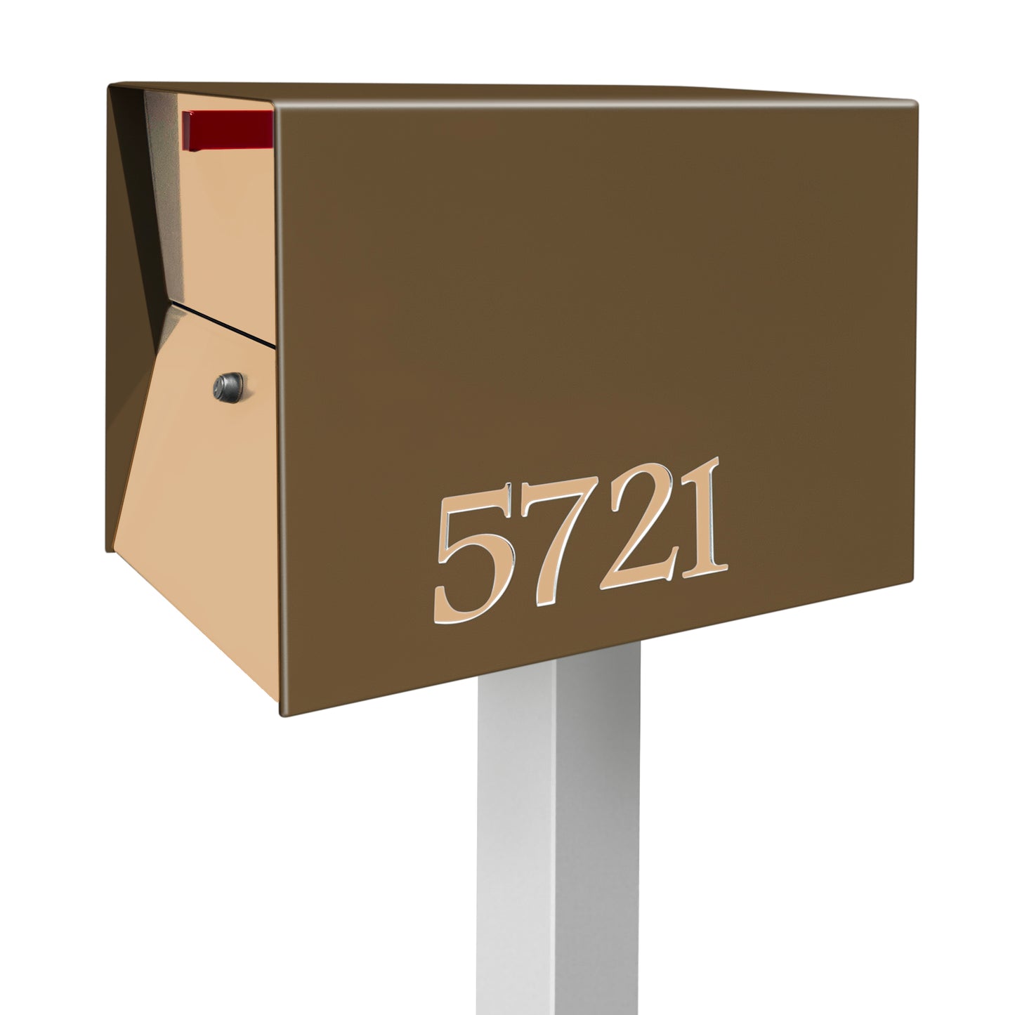 NEW! The UpTown Box Locking Package Dropbox in COCONUT - Modern Mailbox