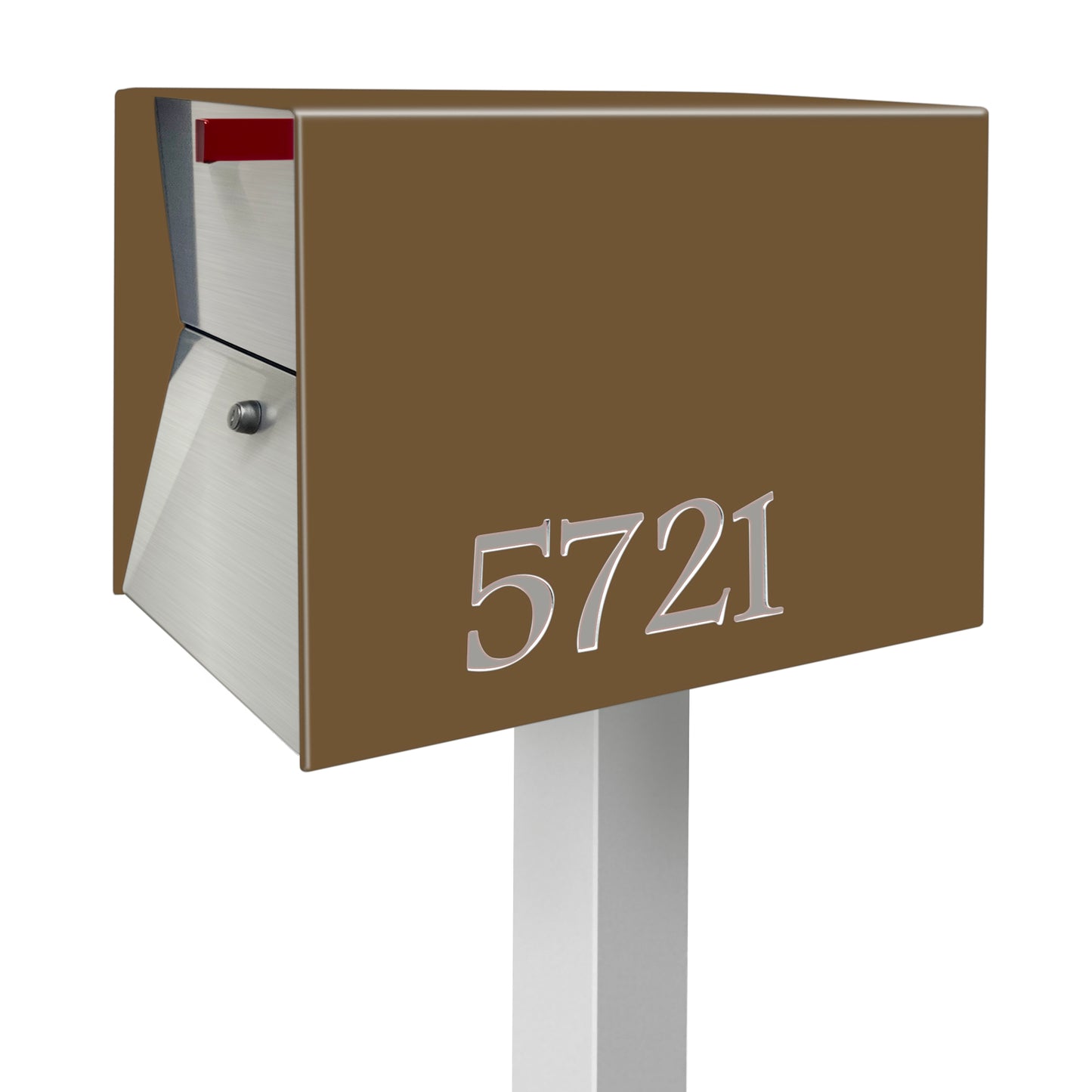 NEW! The UpTown Box Locking Package Dropbox in COCONUT - Modern Mailbox