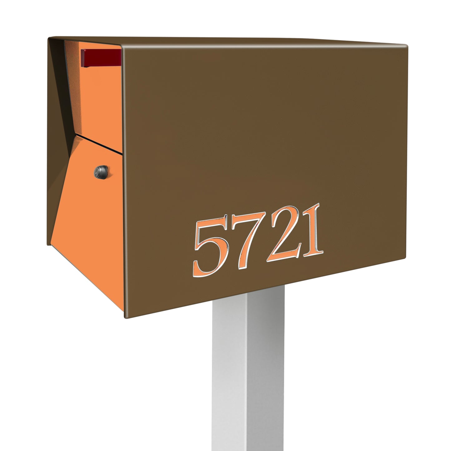 NEW! The UpTown Box Locking Package Dropbox in COCONUT - Modern Mailbox