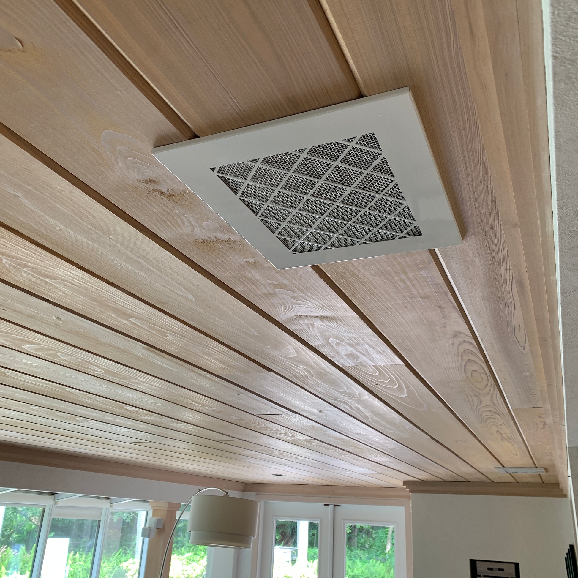 AC ceiling vent - CleanVent Diamond Pattern