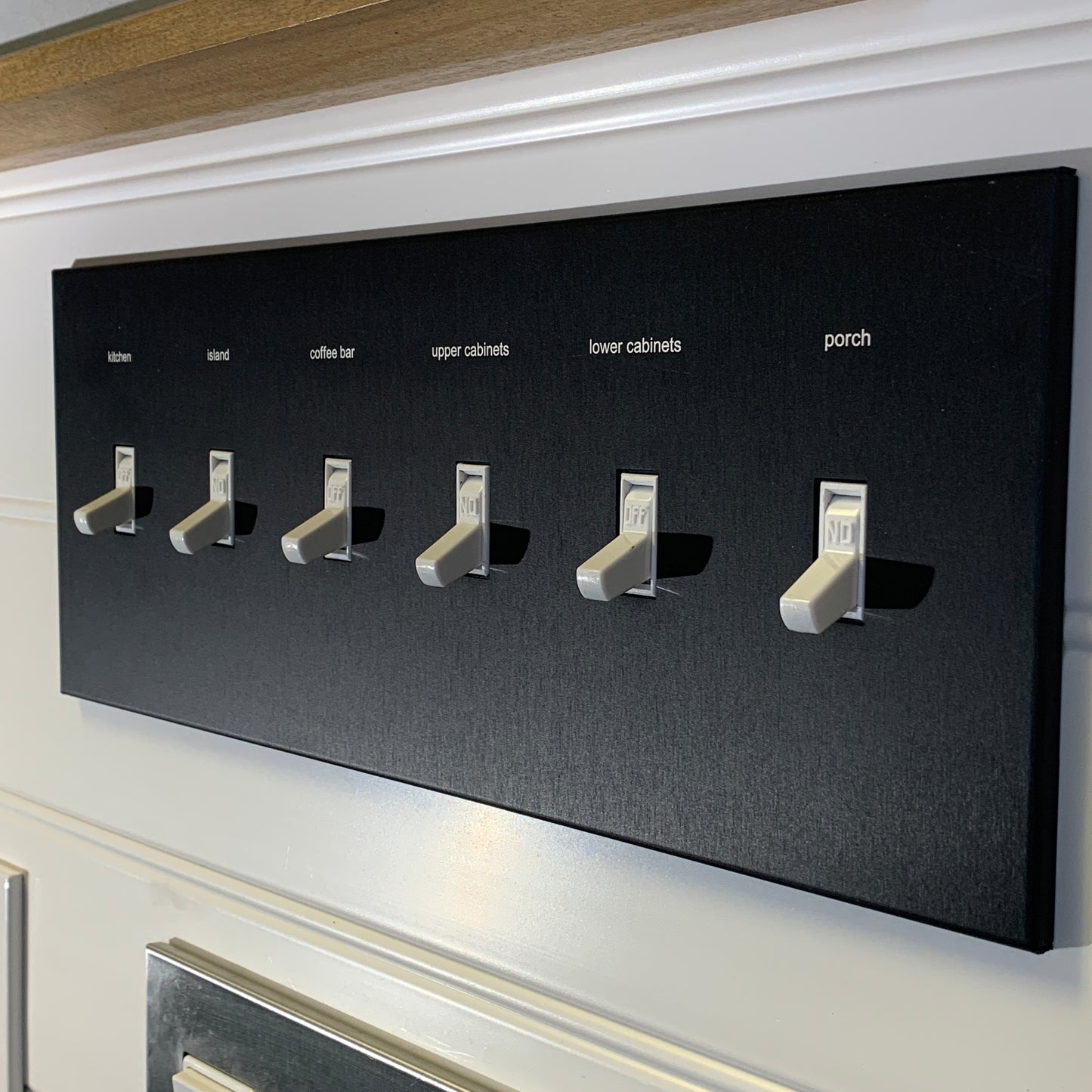 CleanPlate Classic Wall Plate in Jet Black | Light switches