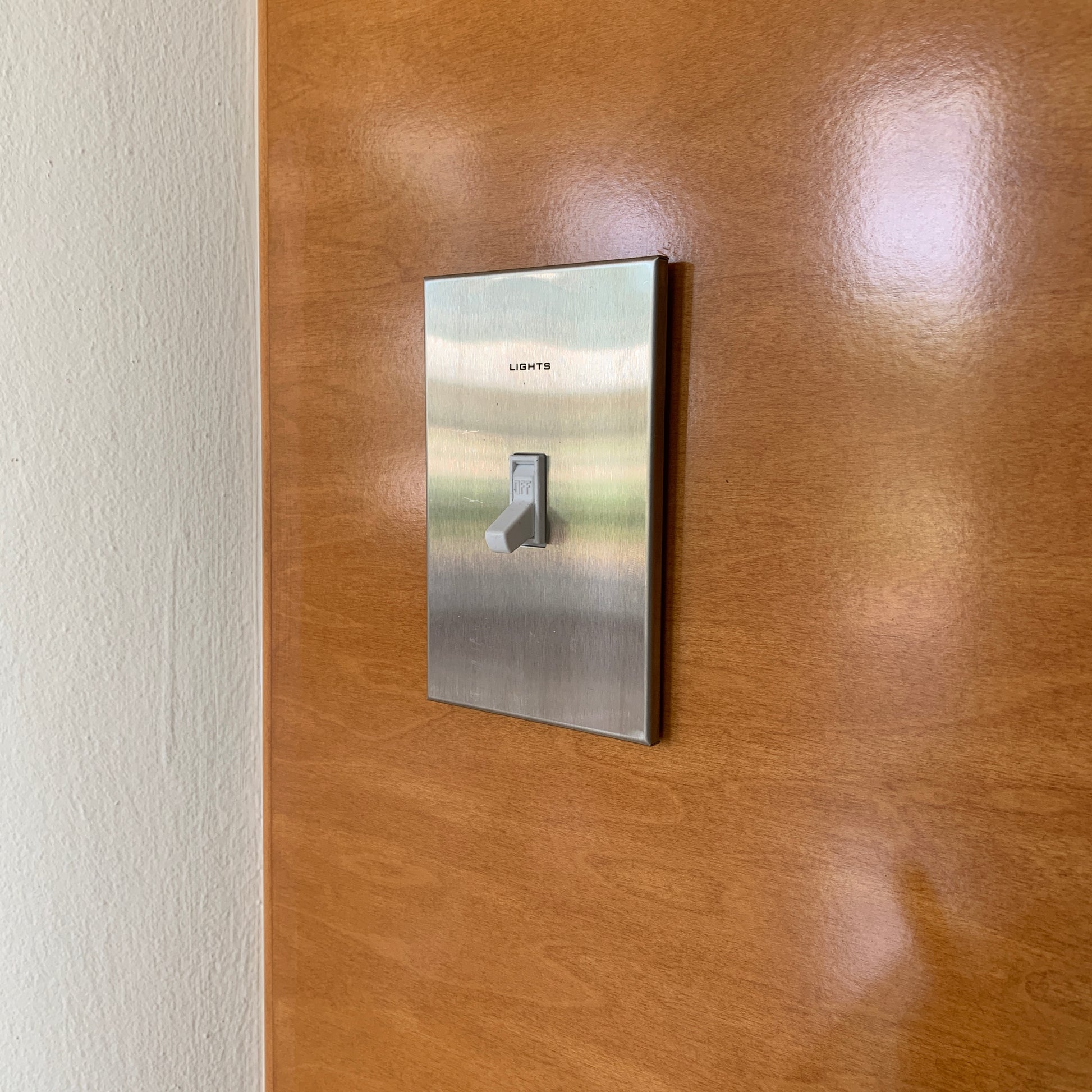 CleanPlate Classic Wall Plate in Stainless Steel | Light switches