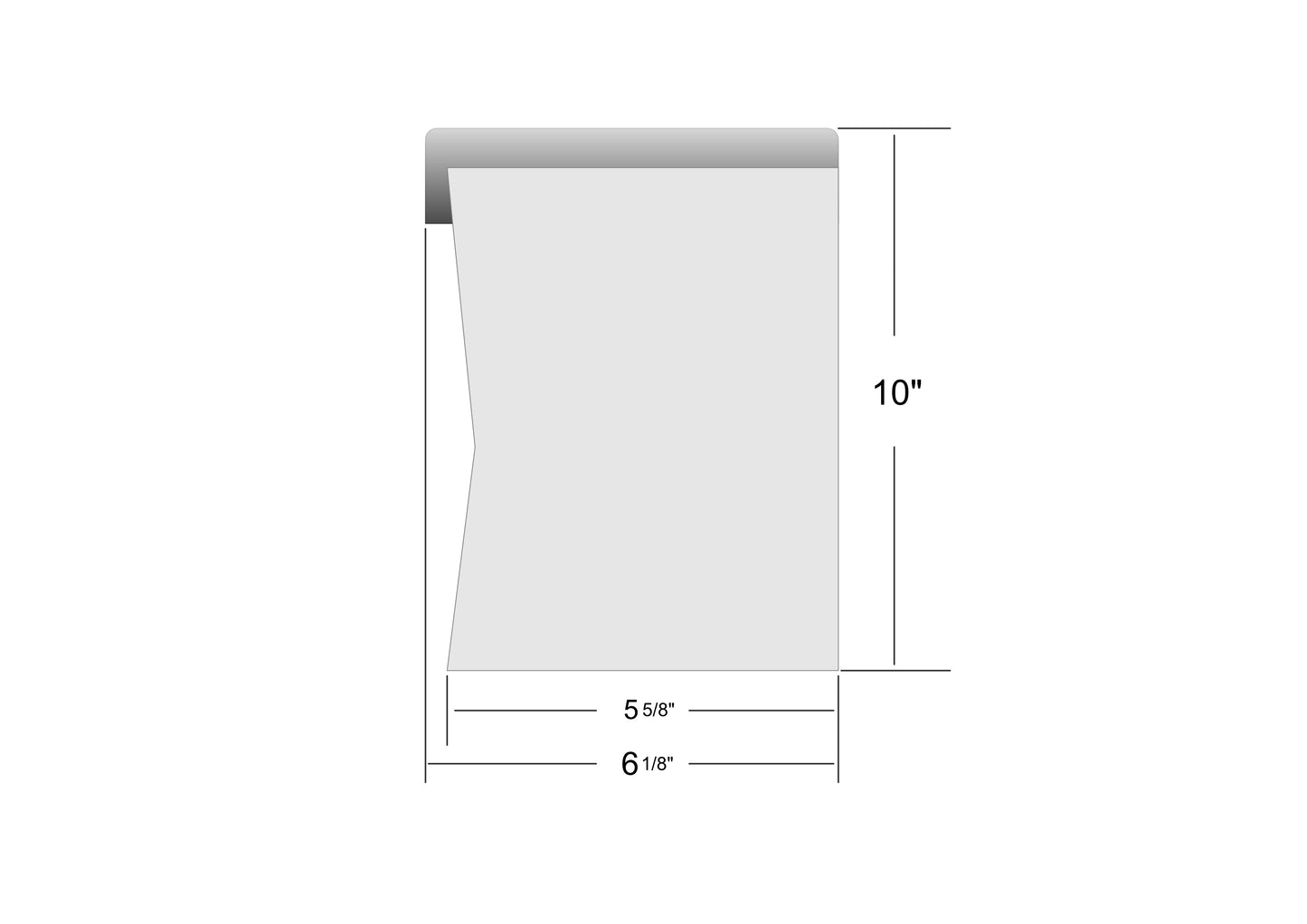 Wall Mounted Mailbox Butterfly Box Side Dimensions