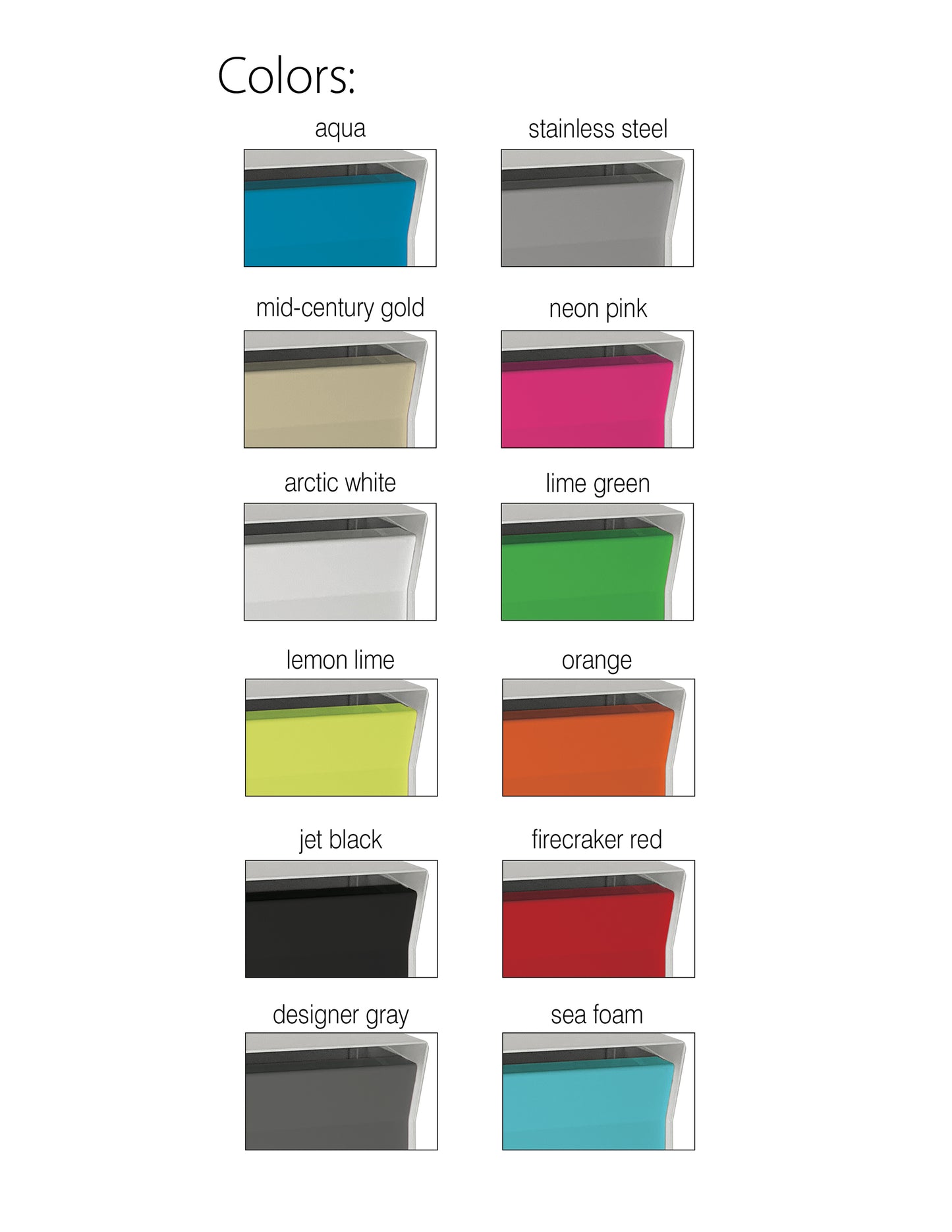 The Original RetroBox in CUSTOM COLORS - Modern Mailbox color options