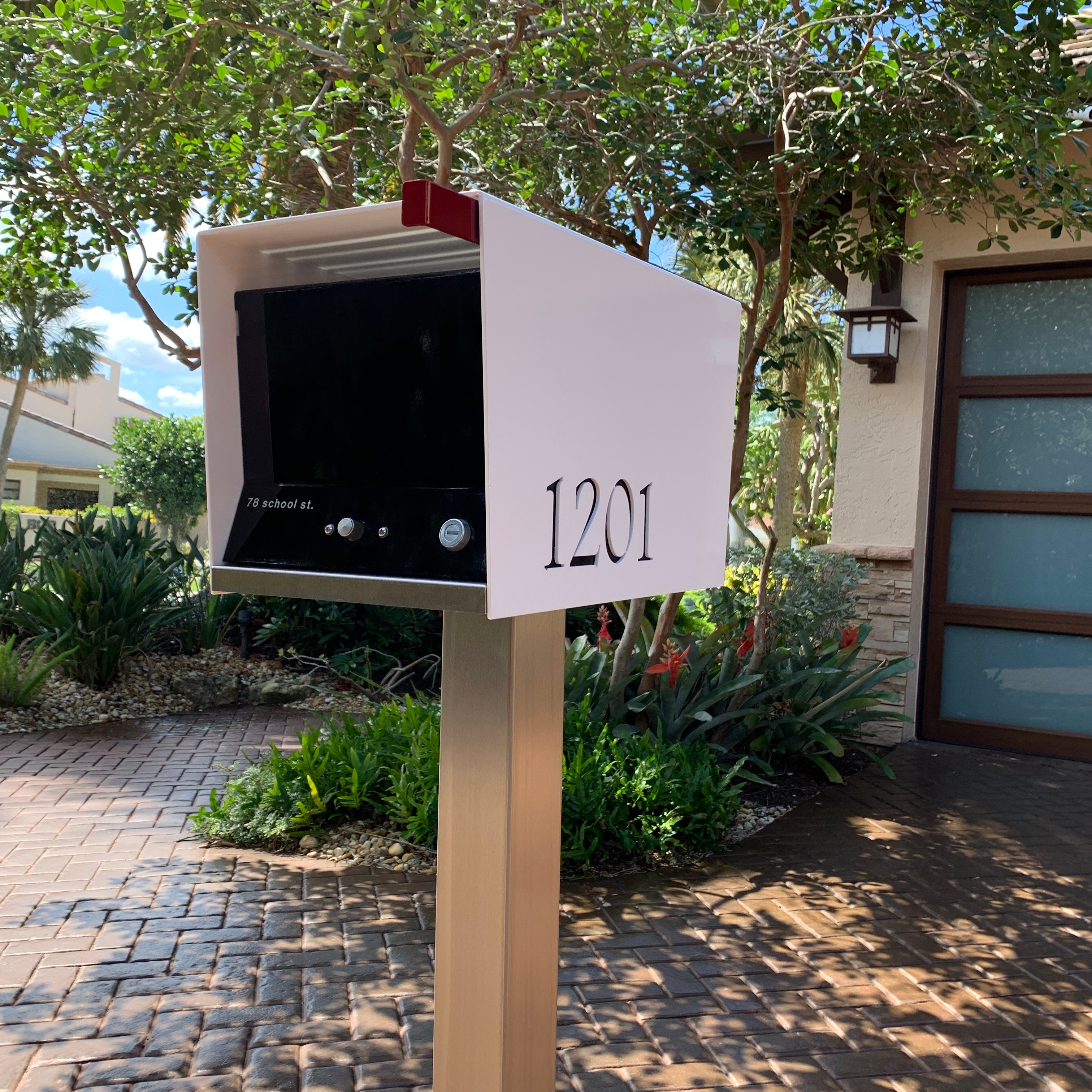 UpTownBox Post Mounted Mailbox