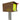 The Original Retrobox in COCONUT - Modern Mailbox brown and yellow