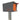 The Original Retrobox in DESIGNER GRAY - Modern Mailbox grey and orange