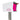 The Original Retrobox in ARCTIC WHITE - Modern Mailbox pink and white