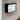 Wall Mount Mailbox mounted to outdoor wall. RetroBox in jet black and white