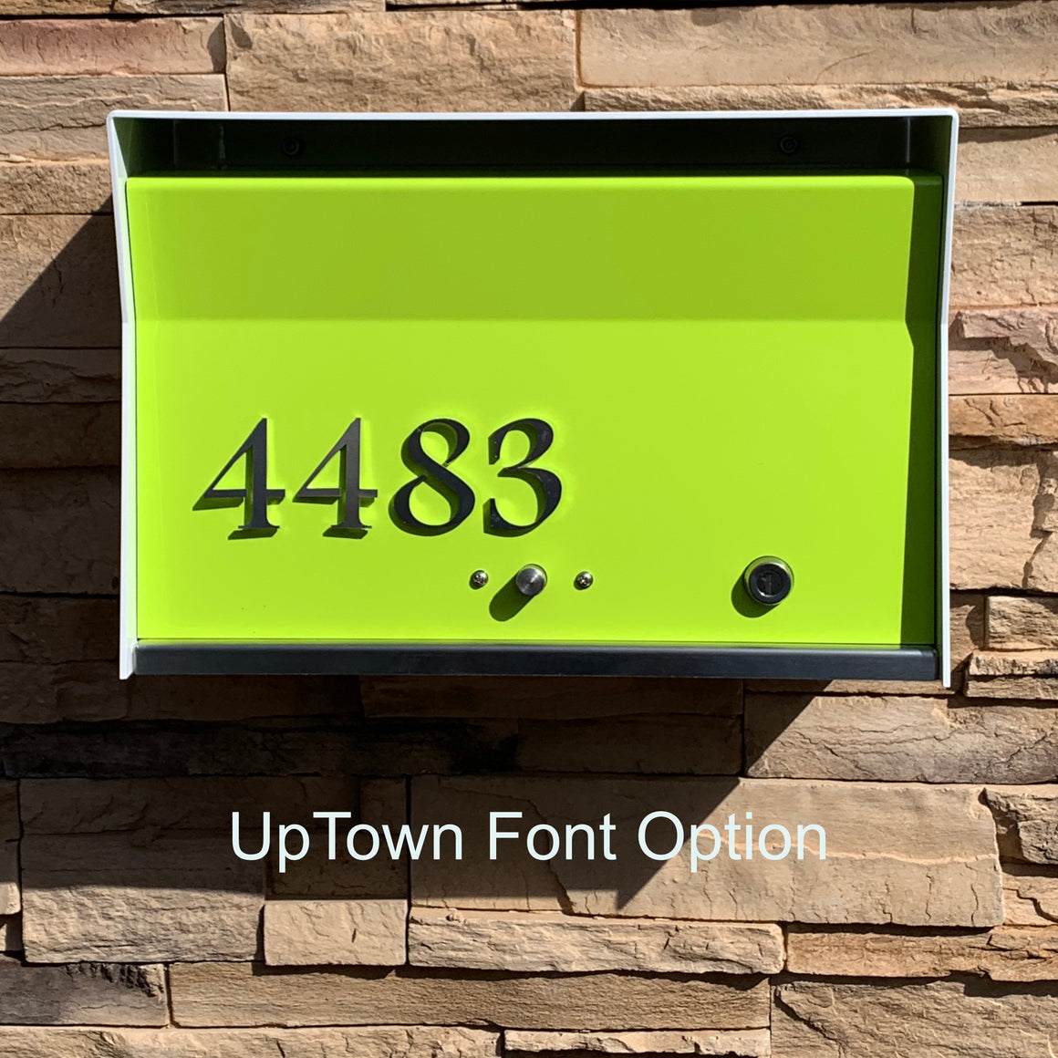 Locking Wall Mount Mailbox RetroBox in Grey | TedStuff – TedStuff.com