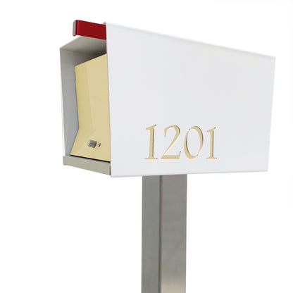 The Original UptownBox in ARCTIC WHITE - Modern Mailbox