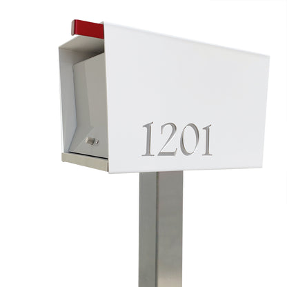 The Original UptownBox in ARCTIC WHITE - Modern Mailbox