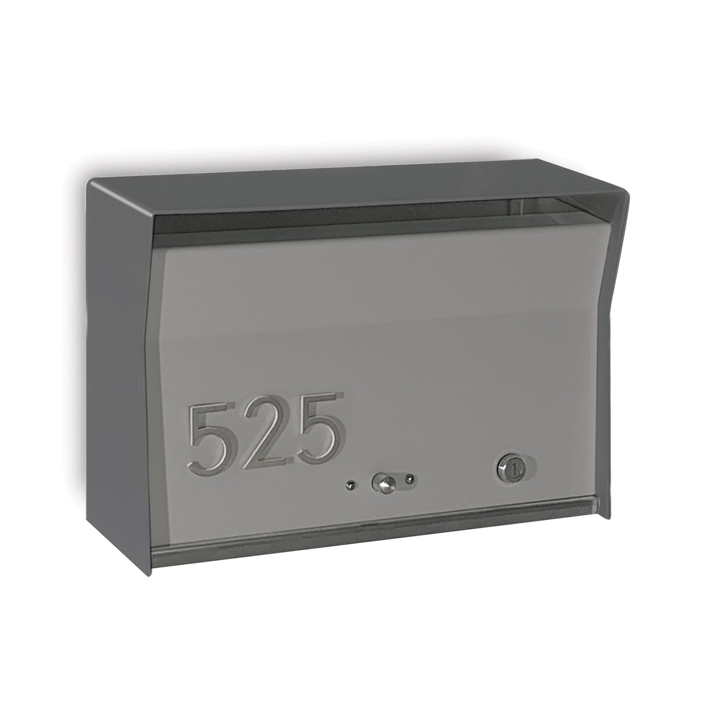 RetroBox Locking Wall Mounted Mailbox in COCONUT