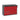 RetroBox Locking Wall Mount Mailbox in designer grey and firecracker red