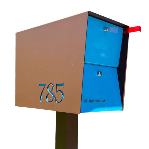 Modern Mailbox | Locking Package Dropbox in Coconut – TedStuff.com