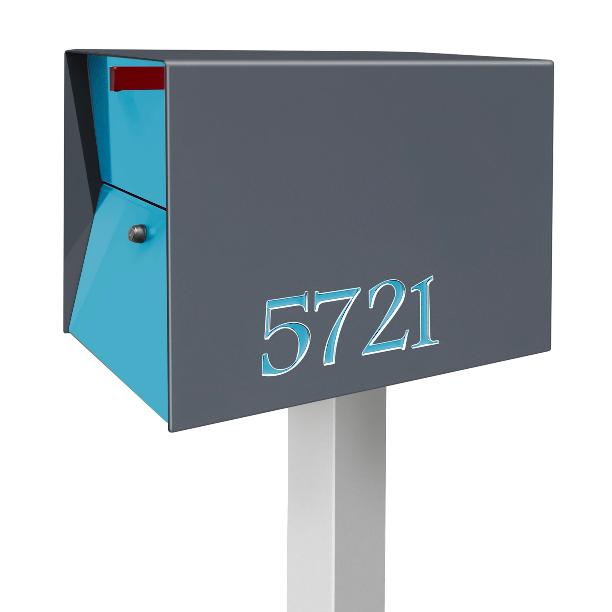 Modern Mailbox | Locking Package Dropbox Designer Gray – TedStuff.com