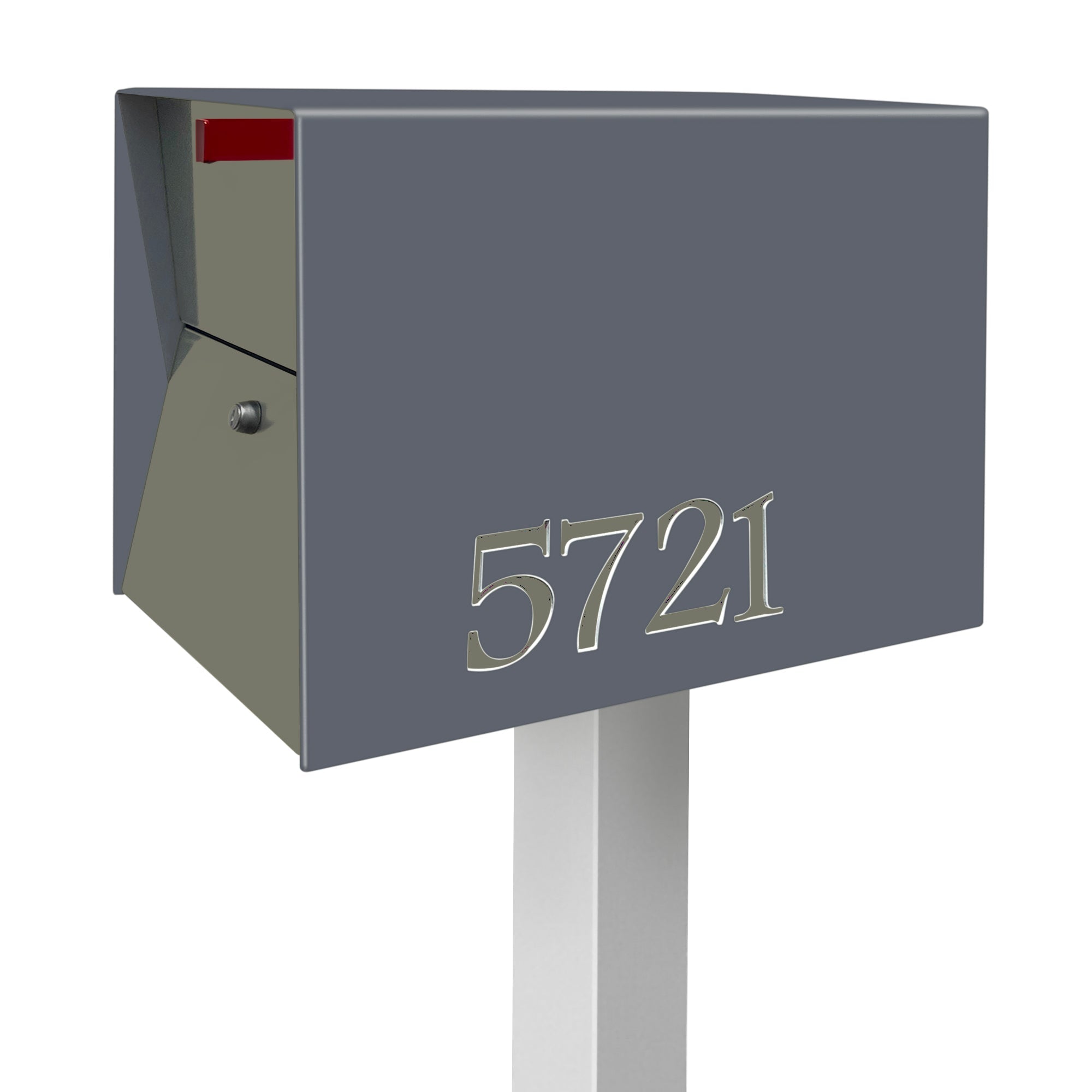 Modern Mailbox | Locking Package Dropbox Designer Gray – TedStuff.com
