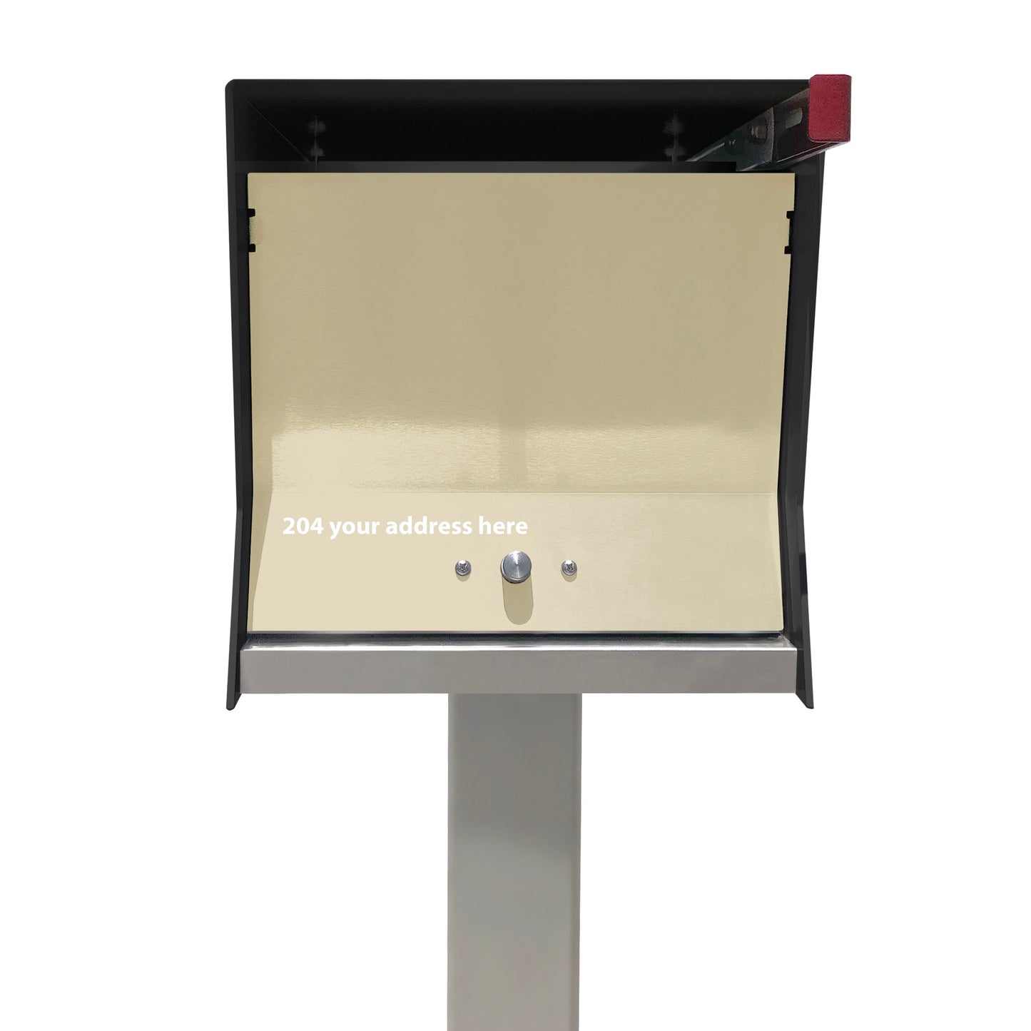 The Original Retrobox in COCONUT - Modern Mailbox light brown