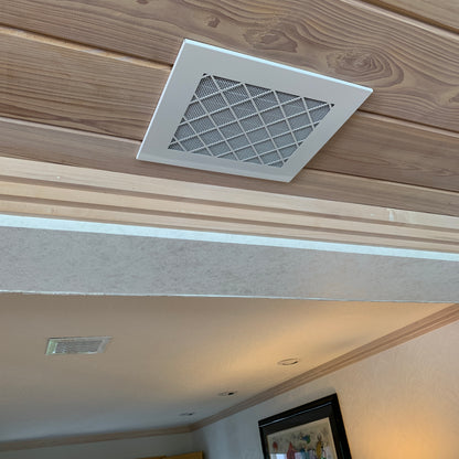 AC ceiling vent - CleanVent Diamond Pattern