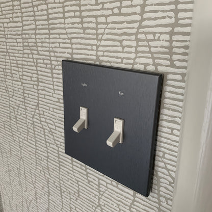 CleanPlate Classic Wall Plate in Jet Black | Light switches
