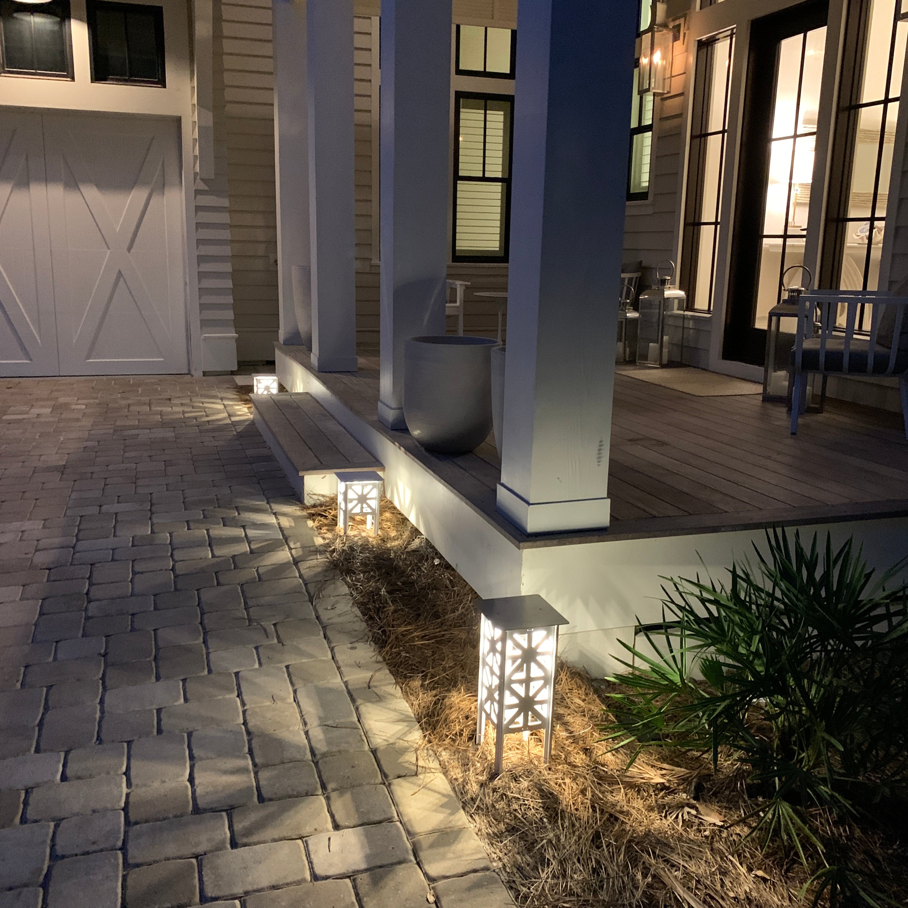 Classic column on sale pathway light