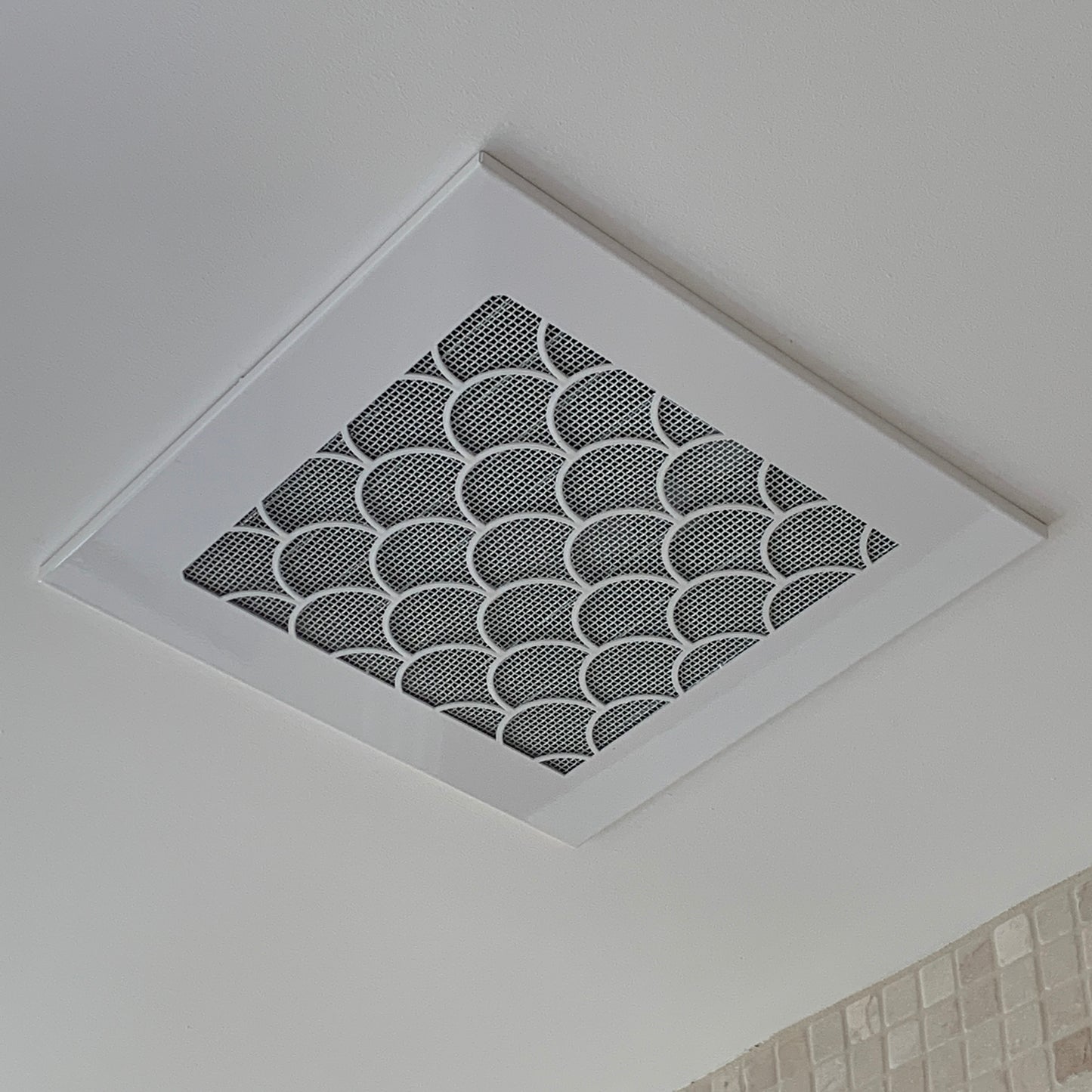 AC ceiling vent - CleanVent Scallop Pattern