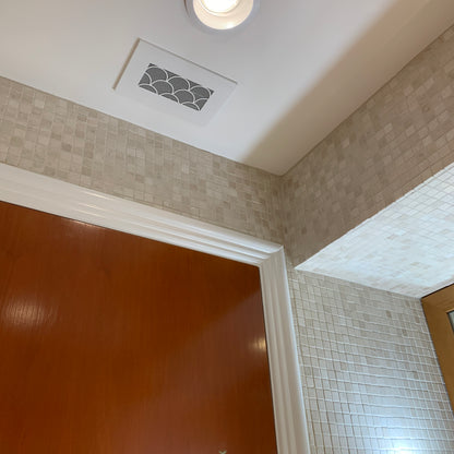AC ceiling vent - CleanVent Scallop Pattern