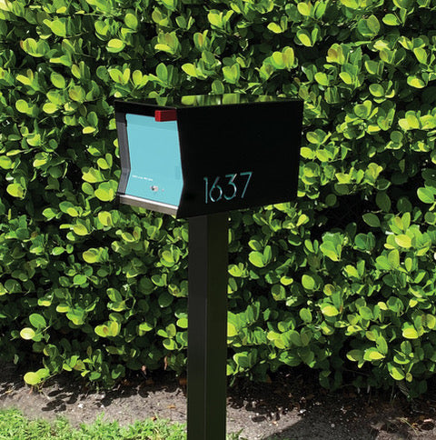 The Original RetroBox in CUSTOM COLORS - Modern Mailbox black blue