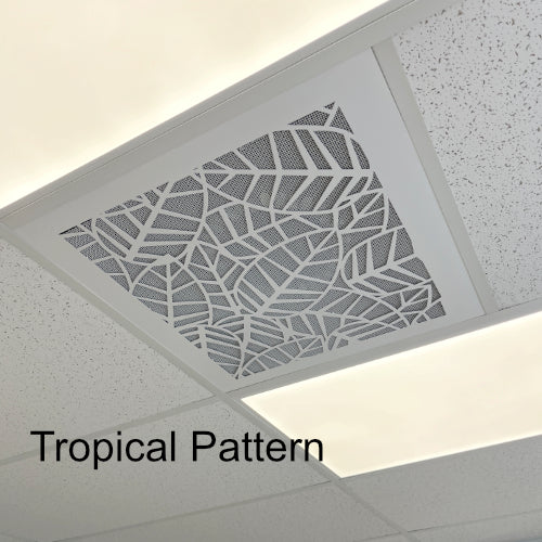 Designer Vent Cover TROPICAL Pattern, the Cleanvent, Modern, Retro  Designed, Magnetic, Replacement Designer HVAC Vent Cover 