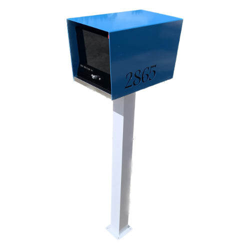 Retrobox / UptownBox Optional Sidewalk Surface mounted Pole